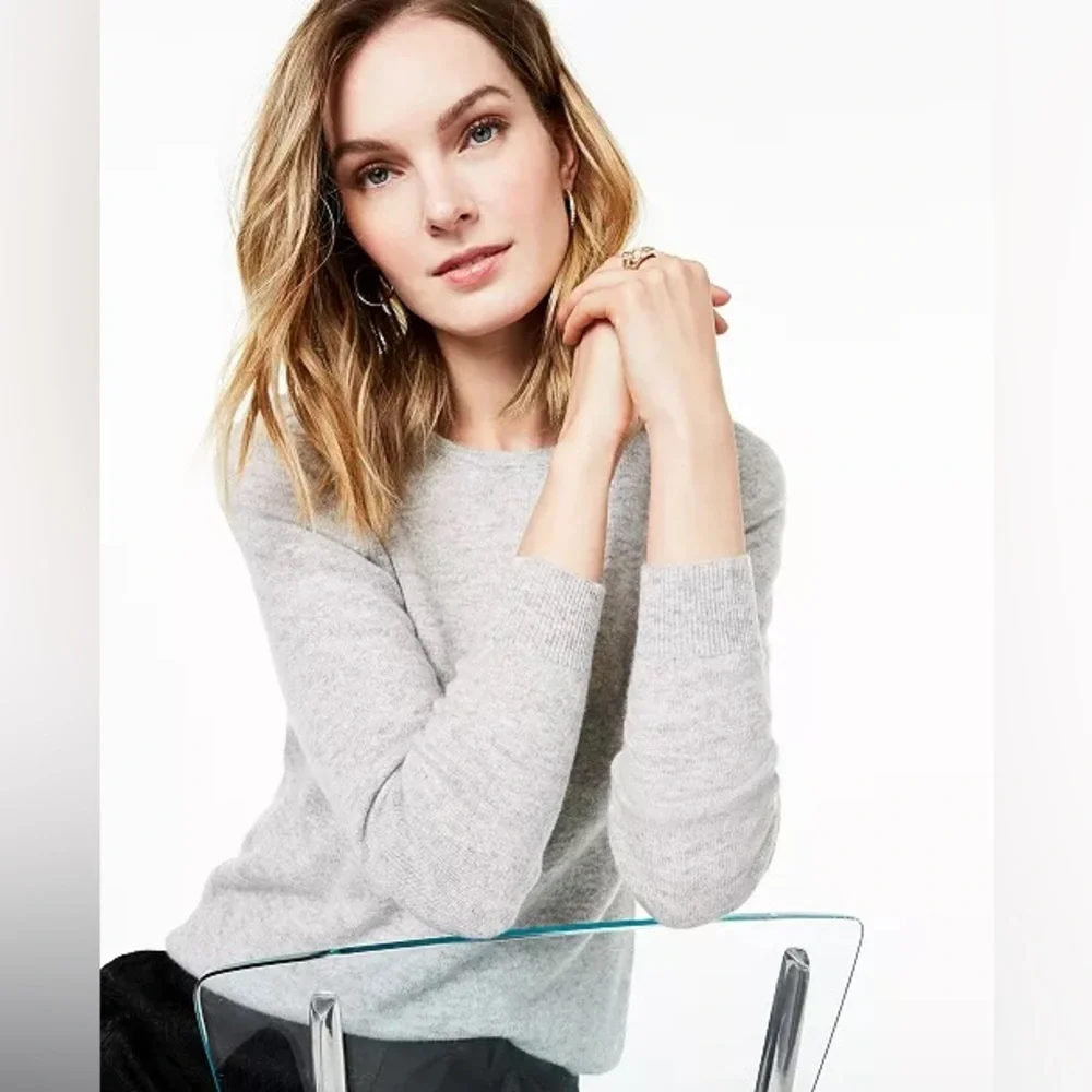 Charter Club Crew-neck Cashmere Sweater - Picture 2 of 6